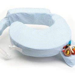 My Brest Friend Breast Feeding Pillow Blue Stripe