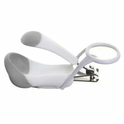 Dreambaby Premium Nail Clippers With Magnifier Grey