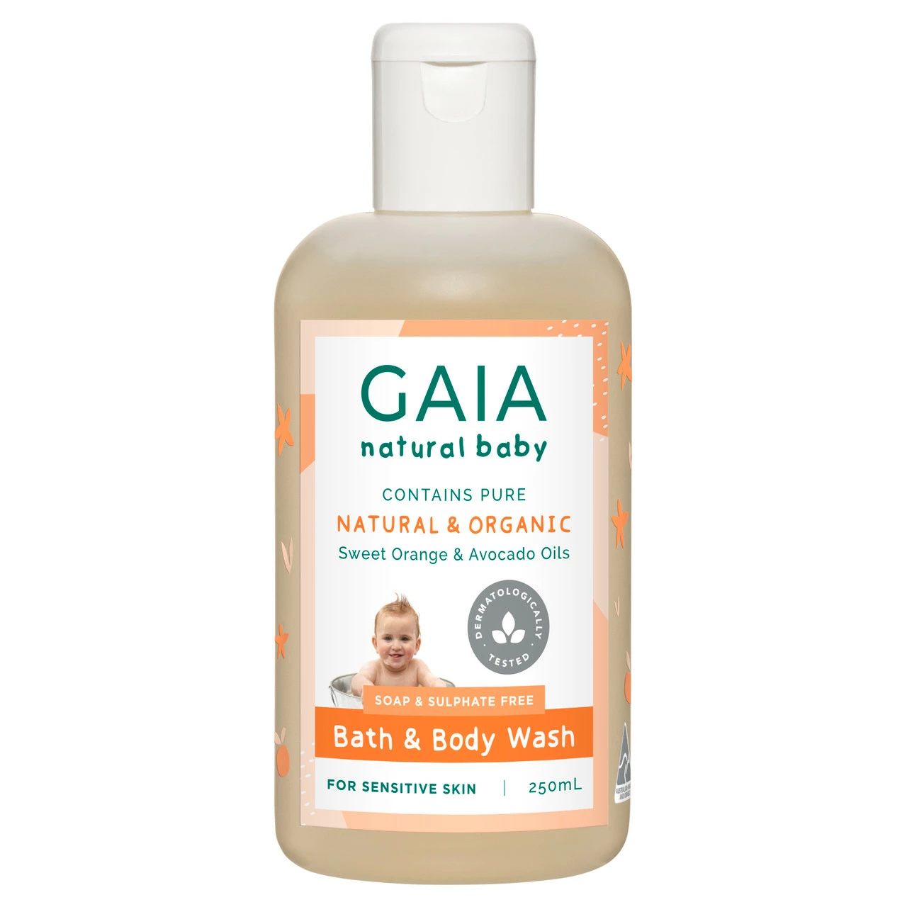 Gaia Bath & Body Wash 250ml 3 Gaia Bath & Body Wash 250ml