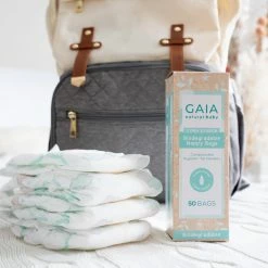 Gaia Biodegradable Nappy Bags 50 Pack -Baby Jogger shop 21006311 1 26658.1631077425