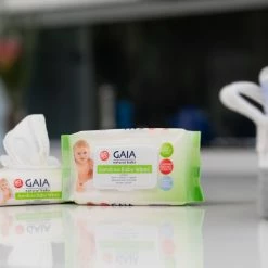 Gaia Bamboo Baby Wipes 80 Pack -Baby Jogger shop 21006312 4 35807.1631077353