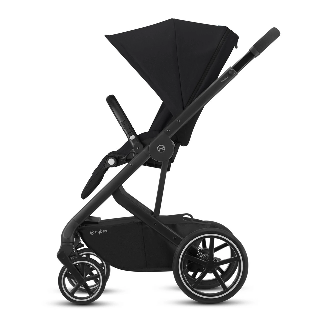 Cybex Balios Slux Stroller - Black/Deep Black 4 Cybex Balios Slux Stroller - Black/Deep Black - Image 2