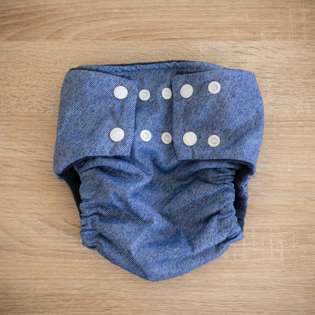 Pea Pods Reusable Nappy One Size - Denim Print 7 Pea Pods Reusable Nappy One Size - Denim Print - Image 5