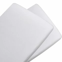 2 Pack Jersey Bassinet Fitted Sheet White -Baby Jogger shop 21008584 1 77267.1648610350