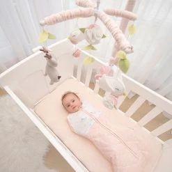 2 Pack Jersey Bassinet Fitted Sheet Ava Birds/Blush Floral -Baby Jogger shop 21008587 4 44652.1648610385