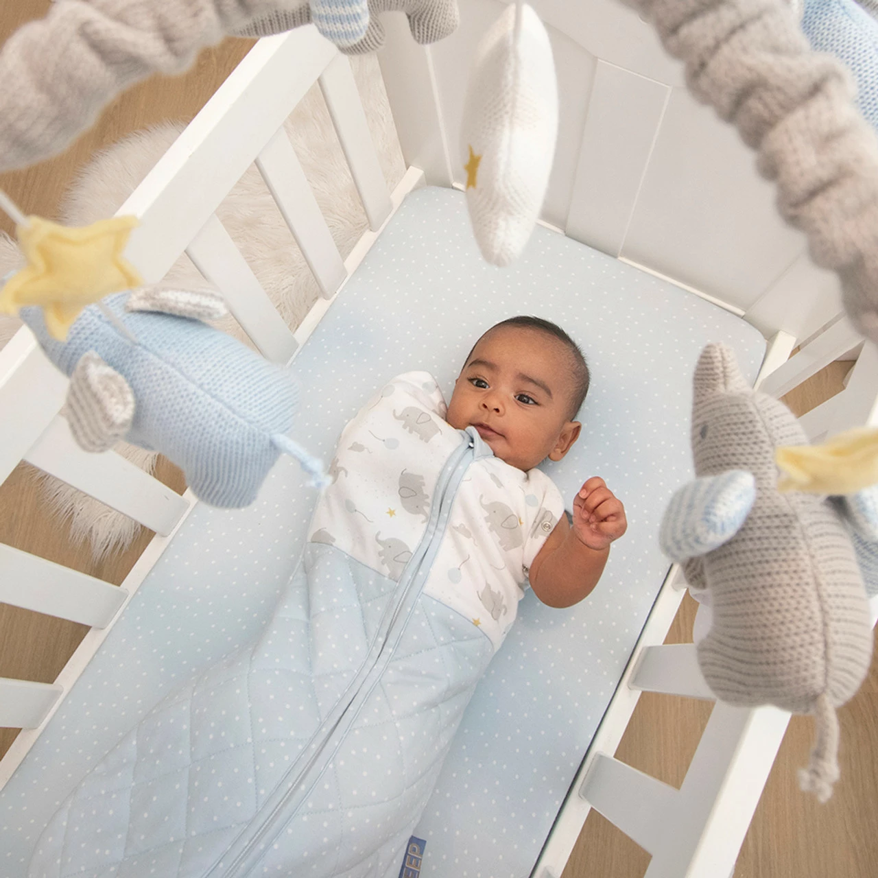 2 Pack Jersey Bassinet Fitted Sheet Mason/Confetti 5 2 Pack Jersey Bassinet Fitted Sheet Mason/Confetti - Image 3