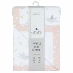 Cot Waffle Blanket Ava Birds