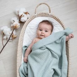Organic Cot Cellular Blanket Sage -Baby Jogger shop 21008632 3 26303.1648610440