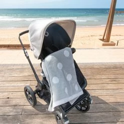 Cozy Chenille Pram Blanket White/Grey Clouds -Baby Jogger shop 21008634 9 95357.1648610363