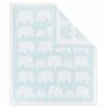 Cozy Chenille Pram Blanket White/Blue Elephant -Baby Jogger shop 21008636 2 32556.1648610399