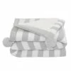 Pom Pom Sherpa Blanket Grey/White -Baby Jogger shop 21008643 2 91635.1648610361