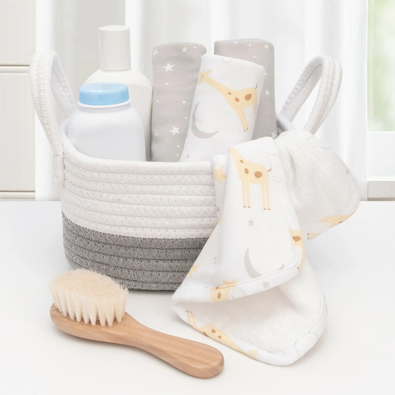 4-pack Washcloths Noah/Stars 3 4-pack Washcloths Noah/Stars