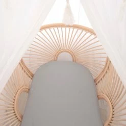 2 Pack Organic Muslin Bassinet Fitted Sheet Dandelion -Baby Jogger shop 21008743 3 02613.1648610425