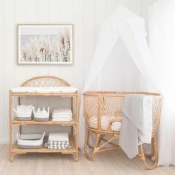 2 Pack Muslin Cradle/Co-sleeper Fitted Sheet Dandelion