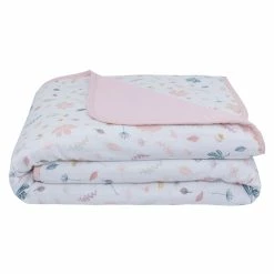 Organic Muslin Pram Blanket Botanical/Blush Floral -Baby Jogger shop 21008757 1 00111.1648610422