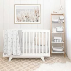 Organic Muslin Cot Blanket Dandelion/Grey -Baby Jogger shop 21008761 4 58013.1648610420