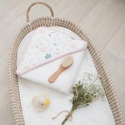 Organic Muslin Hooded Towel Botanical -Baby Jogger shop 21008763 3 97255.1648610333