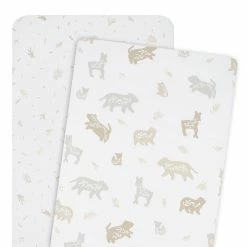 Bosco Bear 2 Pack Cradle/Bedside Sleeper Fitted Sheets -Baby Jogger shop 21008772 1 31832.1653009055