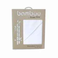 Bubba Blue White Bamboo Hooded Towel -Baby Jogger shop 21009502 5 54443.1645171099