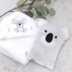 Bubba Blue Koala Hooded Towel & Bath Mitt -Baby Jogger shop 21009554 3 37934.1645254282