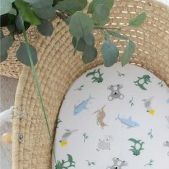 Bubba Blue Aussie Animal Bassinet Fitted Sheet -Baby Jogger shop 21009558 1 35335.1645255308