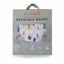 Plum Cloth Nappy & Bamboo Liner Raindrop -Baby Jogger shop 21009584 1 33271.1645286345