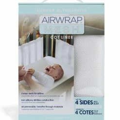 Airwrap Mesh Cot Liner 4 Sides White -Baby Jogger shop 22000176 4 85783.1653964897