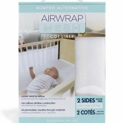 Airwrap Mesh Cot Liner 2 Sides White -Baby Jogger shop 22000177 2 85627.1654136810