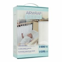 Airwrap Mesh Cot Liner 2 Sides White -Baby Jogger shop 22000177 4 35643.1653964900