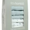 Little Bamboo Muslin Washers 6 Pack Whisper -Baby Jogger shop 22000191 2 00285.1653964889