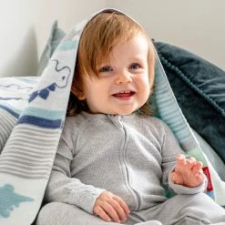 Weegoamigo Huggee Woven Blanket Daryl Dino -Baby Jogger shop 22000212 7 64383.1653964885