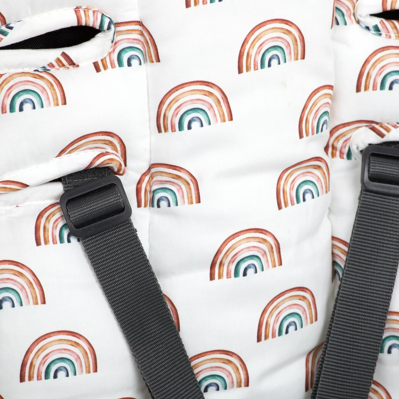 OutlookBaby Cotton Pram Liner Earthy Rainbows 4 OutlookBaby Cotton Pram Liner Earthy Rainbows - Image 2