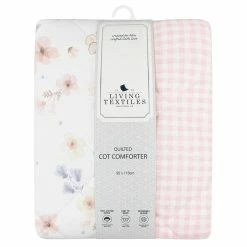 Reversible Quilted Cot Comforter Butterfly Garden -Baby Jogger shop 22005592 7 45576.1670477426