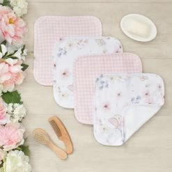 4 Pack Wash Cloths Butterfly Garden -Baby Jogger shop 22005599 4 65590.1670473517