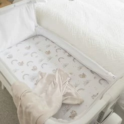 Living Textiles Happy Sloth 2Pk Bassinet Sheet Set -Baby Jogger shop 22005614 2 16572.1662086774