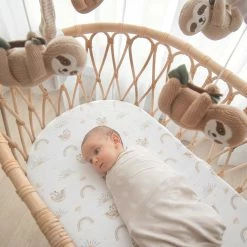 Living Textiles Happy Sloth 2Pk Bassinet Sheet Set -Baby Jogger shop 22005614 3 39277.1662086774