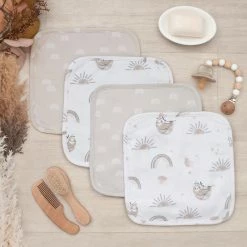 4 Pack Wash Cloths Happy Sloth 15 4 Pack Wash Cloths Happy Sloth -Baby Jogger shop 22005625 4 77223.1670473688