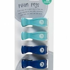 All4Ella 4 Pack Pegs Blue/Navy