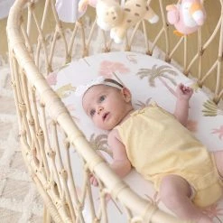 Lolli Living Tropical Mia 2Pk Bassinet Fitted Sheets -Baby Jogger shop 23000403 7 67031.1673230415