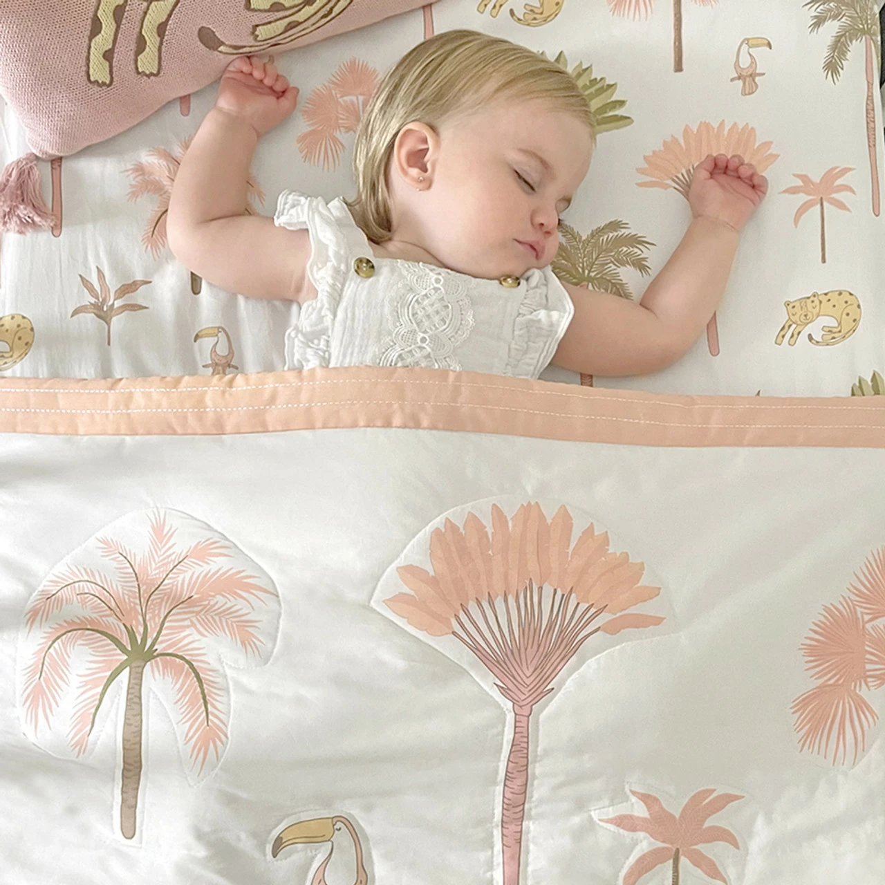 Lolli Living Tropical Mia Cot Fitted Sheet 6 Lolli Living Tropical Mia Cot Fitted Sheet - Image 4