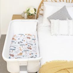 Lolli Living Day At The Zoo 2Pk Bassinet Fitted Sheets -Baby Jogger shop 23000413 2 30850.1673230180