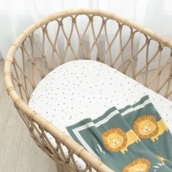 Lolli Living Day At The Zoo 2Pk Bassinet Fitted Sheets -Baby Jogger shop 23000413 4 03129.1673230182