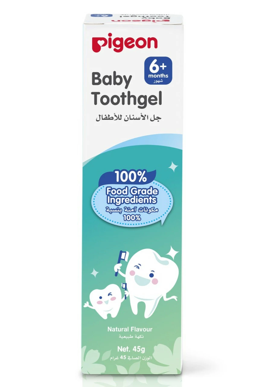 Pigeon Baby Toothgel Natural Flavour 45g 4 Pigeon Baby Toothgel Natural Flavour 45g - Image 2