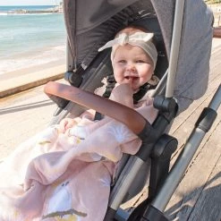 Living Textiles Baby Blanket Cockatoo/Blush -Baby Jogger shop 23000476 4 61329.1673230811