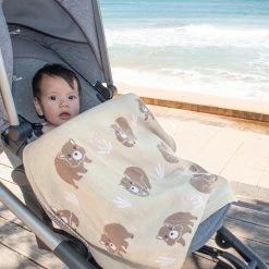 Living Textiles Baby Blanket Wombat/Beige -Baby Jogger shop 23000478 4 95877.1673230929