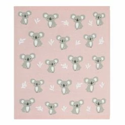 Living Textiles Baby Blanket Koala/Blush -Baby Jogger shop 23000479 1 53108.1673231059