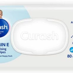 Curash Vitamin E Baby Wipes 80 Pack