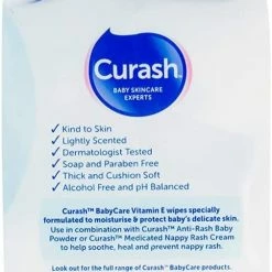 Curash Vitamin E Baby Wipes 3x80 Pack -Baby Jogger shop 61kKzIXQ8HL. AC SL1136 63872.1676073329
