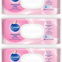 Curash Fragrance Free Baby Wipes 3x80 Pack -Baby Jogger shop 61mkK35kDKL. AC SL1136 02052.1676074900