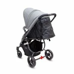Valco Baby Snap Ultra Stroller - Grey Marle -Baby Jogger shop 7sugreymarle backview 40730.1656584472